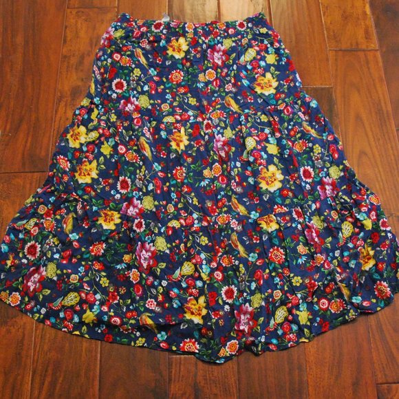 Forever 21 Vintage Style Floral Skirt - Picture 2 of 4